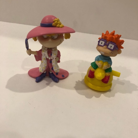 Nickelodeon Rugrats Figures Lot of 2 (Angelica and Chuckie) - Picture 1 of 8